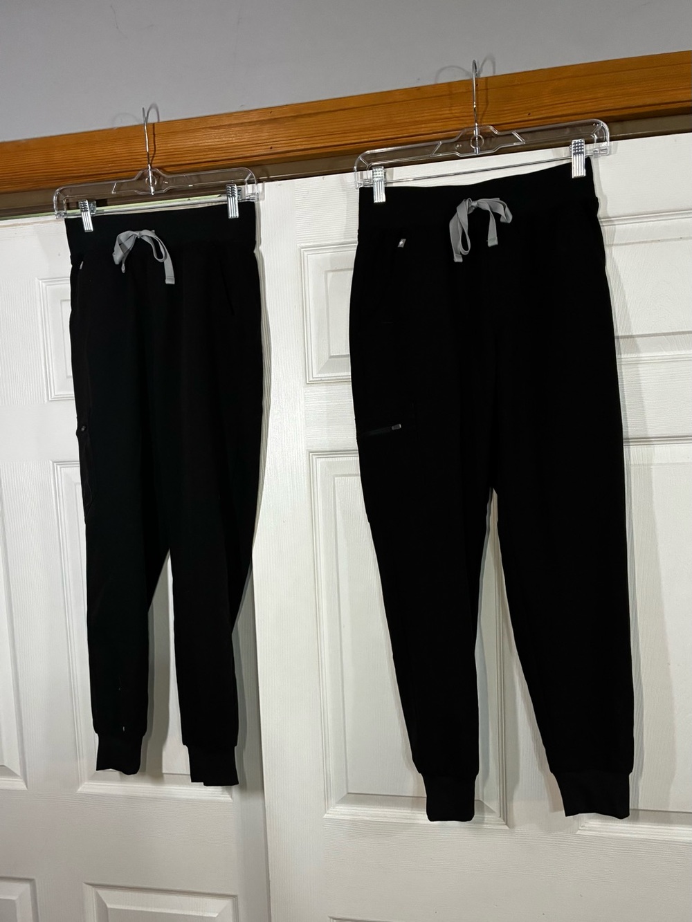 2 pair Black Figs Zamora jogger’s size XS/P
